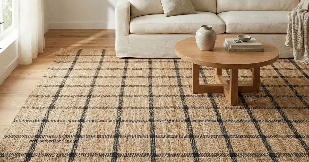 Natural Texture: The Ultimate Guide to Checkered Jute Rugs